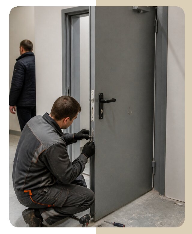 Ремонт противопожарной двери в Калининграде по цене 6577 р. | ДвериЛегко-Клн