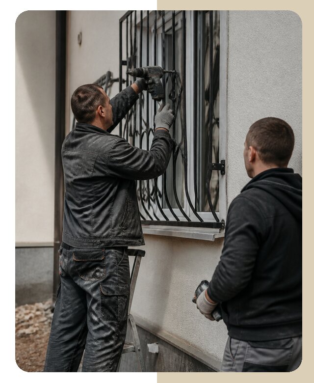 Установка наружных решеток в Калининграде от 4958 р. | ДвериЛегко-Клн